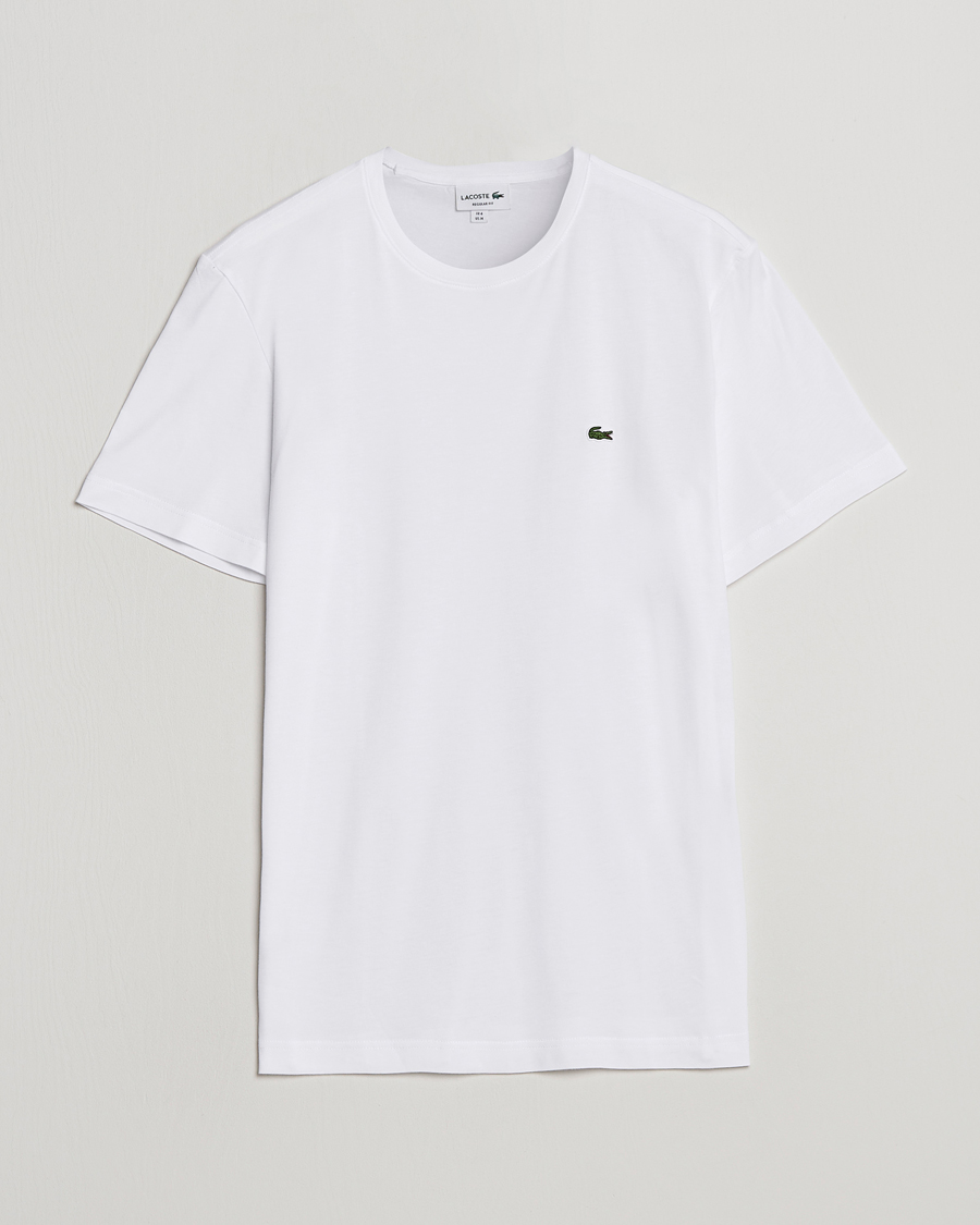 Men | T-Shirts | Lacoste | Crew Neck Tee White