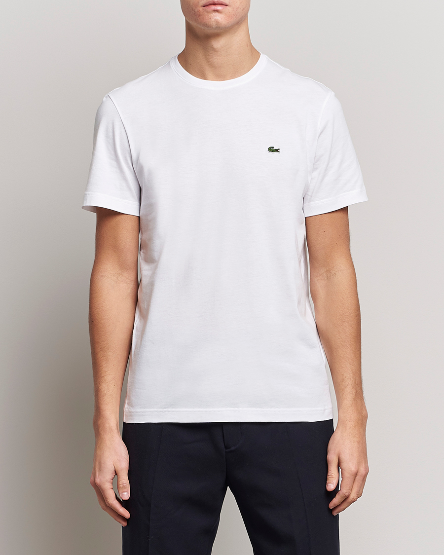Men | T-Shirts | Lacoste | Crew Neck T-Shirt White