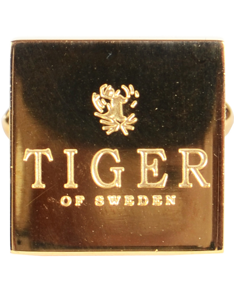 Men | Tiger of Sweden Francesco Cuff Link Gold | Tiger of Sweden | Francesco Cuff Link Gold