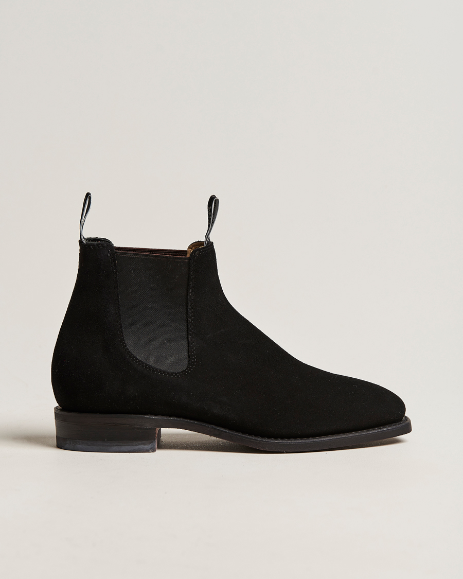 Men | R.M.Williams Blaxland G Boot Suede Black | R.M.Williams | Blaxland G Boot Suede Black