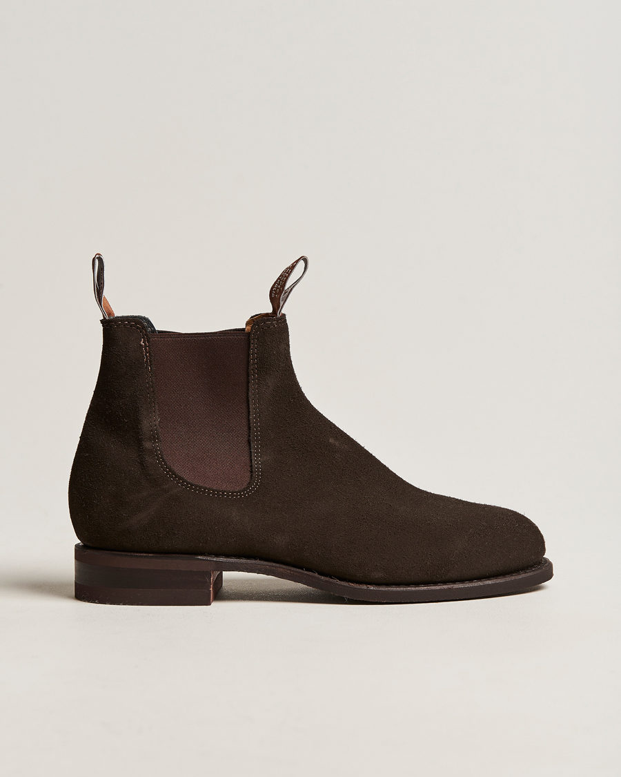 Men | R.M.Williams Wentworth G Boot Chocolate Suede | R.M.Williams | Wentworth G Boot Chocolate Suede