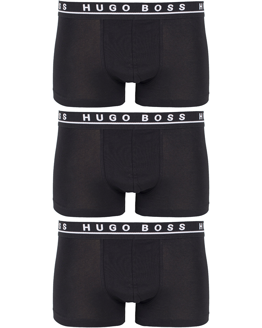 Men | Underwear & Socks | BOSS BLACK | BOSS 3-Pack Trunk Boxer Shorts Black