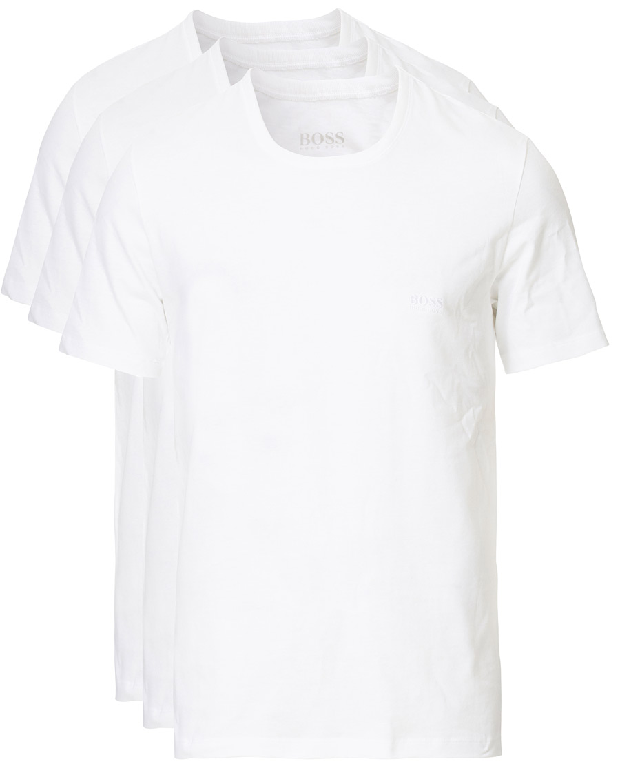 Men |  | BOSS | 3-Pack Crew Neck T-Shirt White
