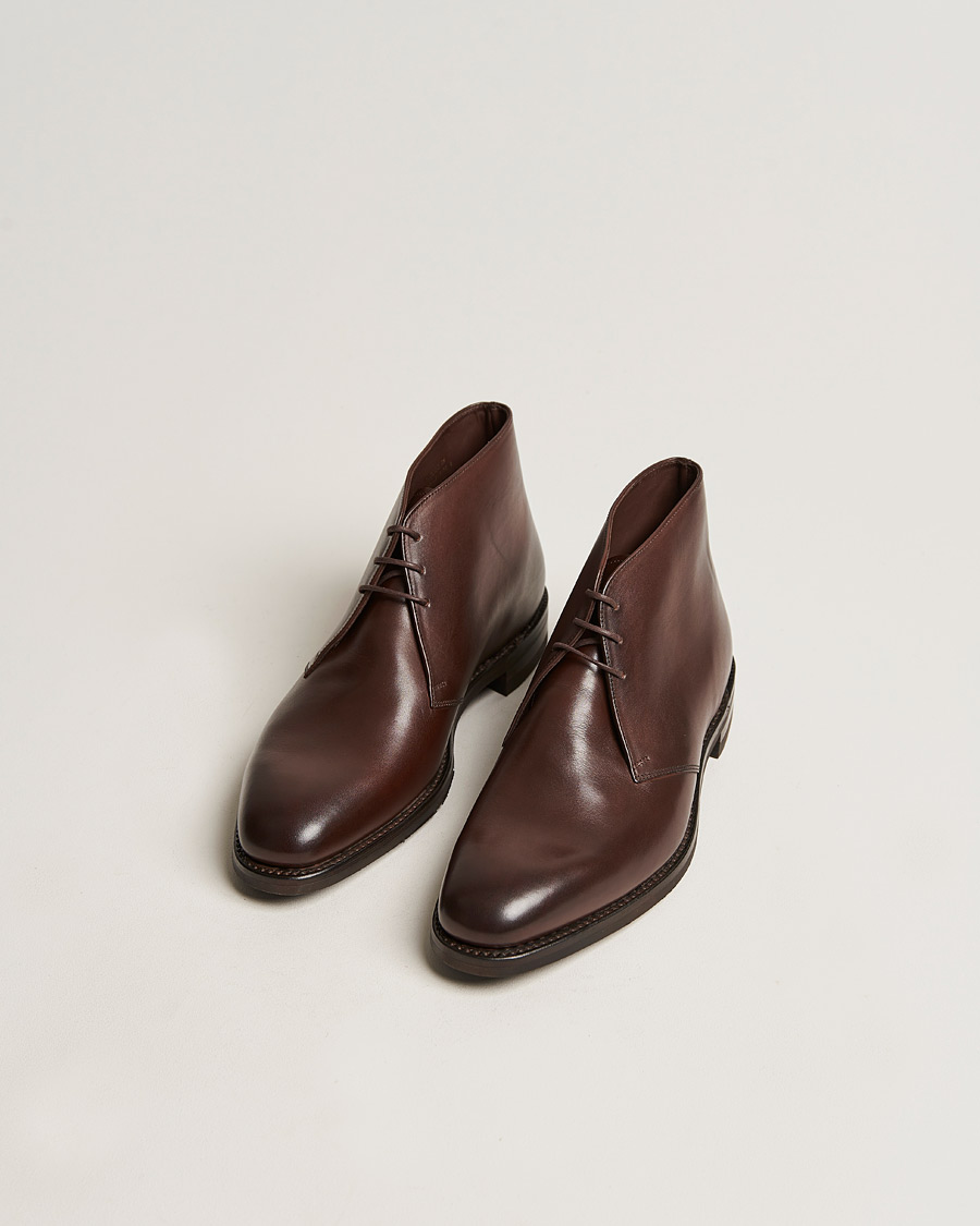Men | Chukka Boots | Loake 1880 | Pimlico Chukka Boot Dark Brown Calf