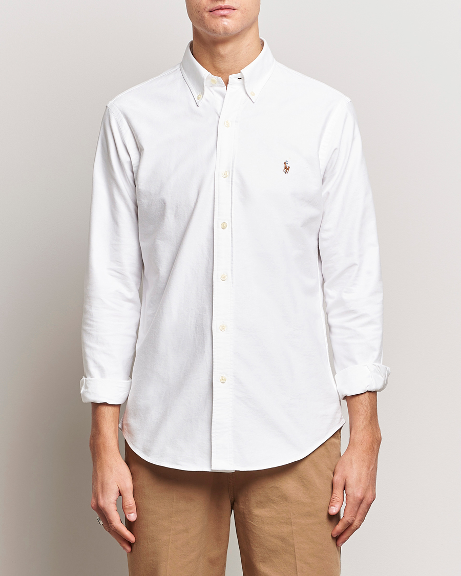 Men |  | Polo Ralph Lauren | Custom Fit Shirt Oxford White