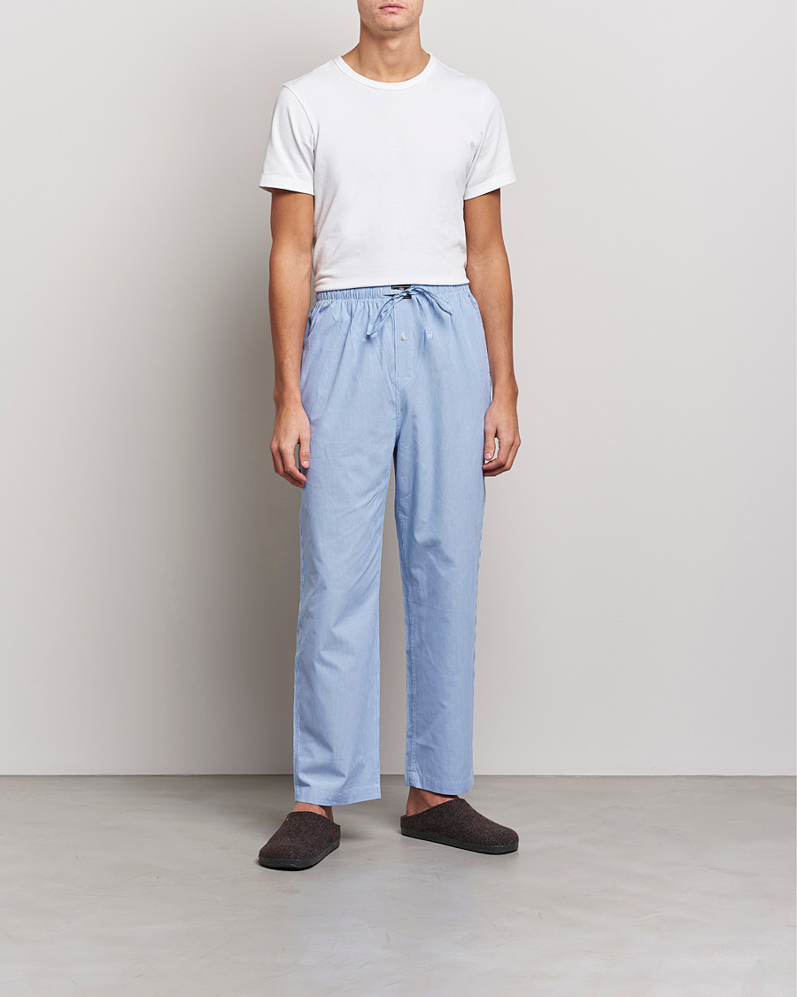 Men | Pyjamas & Robes | Polo Ralph Lauren | Pyjama Pant Mini Gingham Blue
