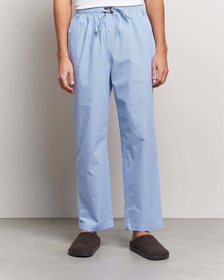 Men | Pyjamas & Robes | Polo Ralph Lauren | Pyjama Pant Mini Gingham Blue