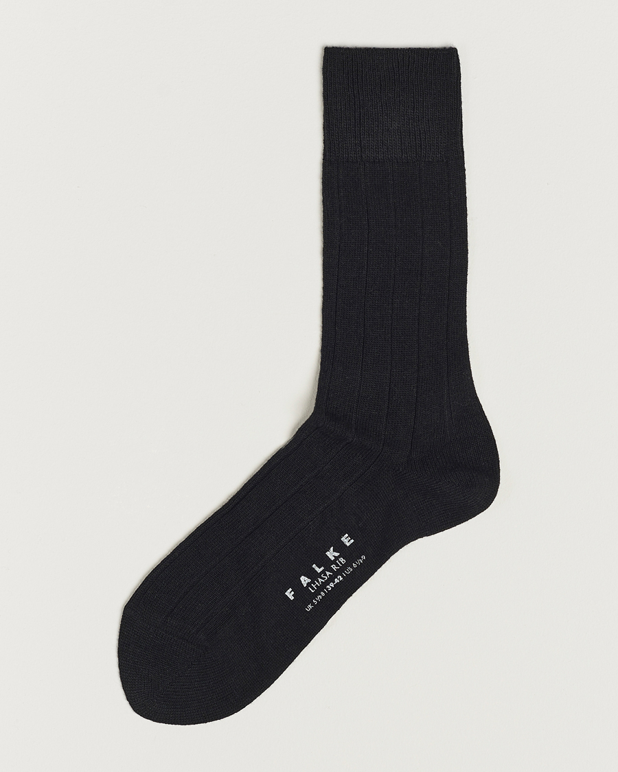 Men | Underwear & Socks | Falke | Lhasa Cashmere Socks Black