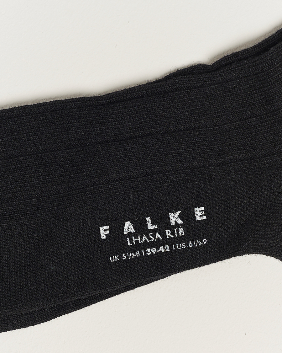 Men | Underwear & Socks | Falke | Lhasa Cashmere Socks Black