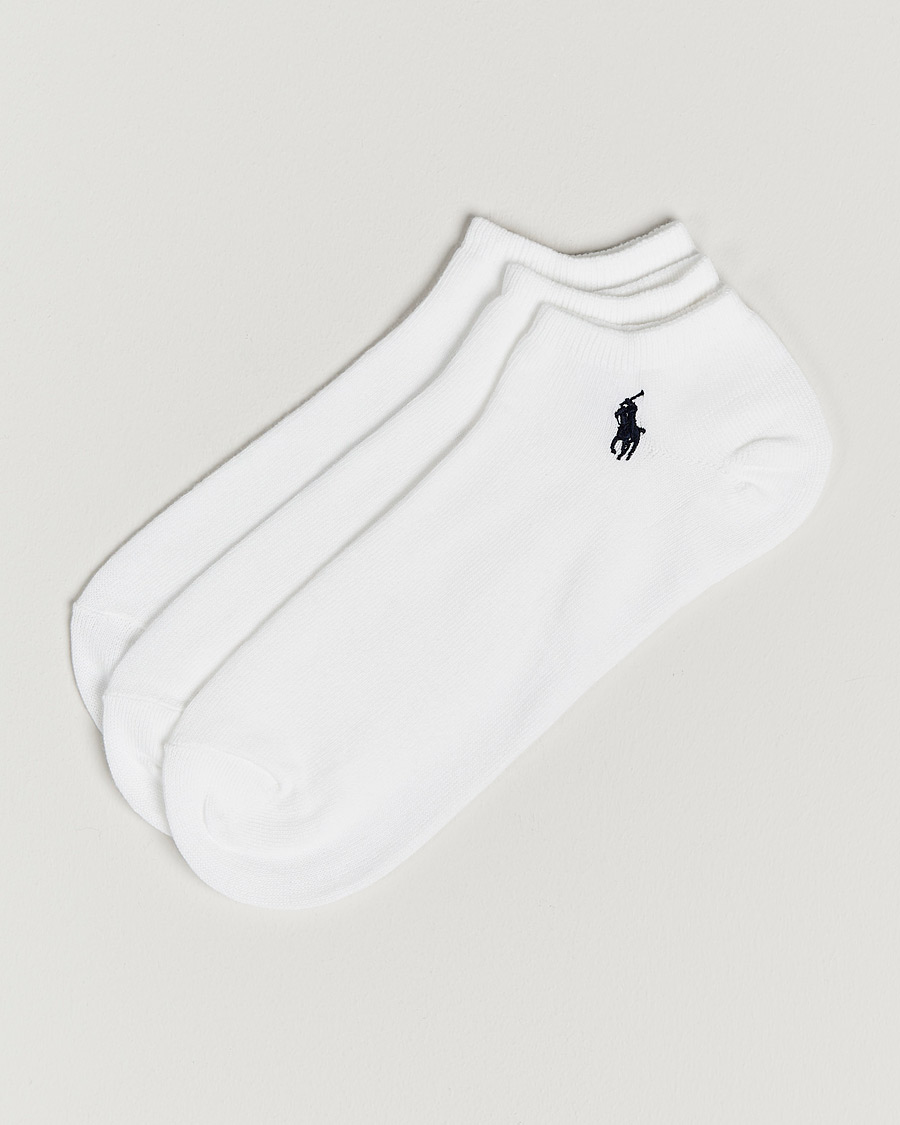 Men | Underwear & Socks | Polo Ralph Lauren | 3-Pack Ghost Sock White