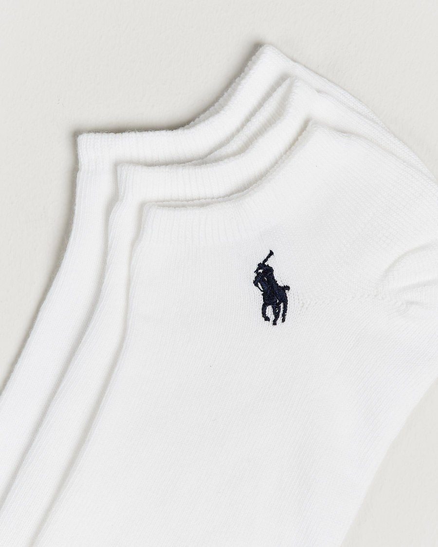 Men | Underwear & Socks | Polo Ralph Lauren | 3-Pack Ghost Sock White