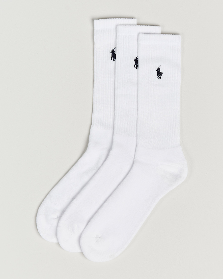 Men |  | Polo Ralph Lauren | 3-Pack Sport Socks White