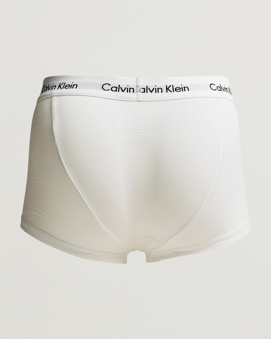 Men | Underwear & Socks | Calvin Klein | Cotton Stretch Low Rise Trunk 3-pack White