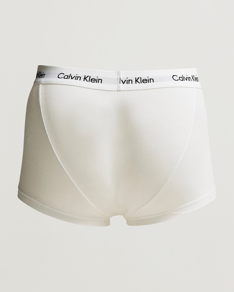 Men | Underwear & Socks | Calvin Klein | Cotton Stretch Low Rise Trunk 3-pack Red/Blue/White