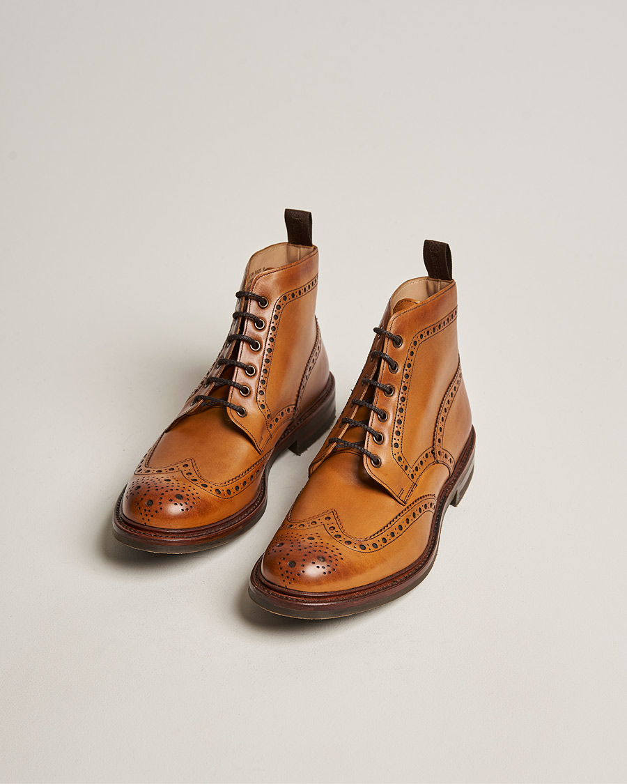 Men | Boots | Loake 1880 | Bedale Boot Tan Burnished Calf