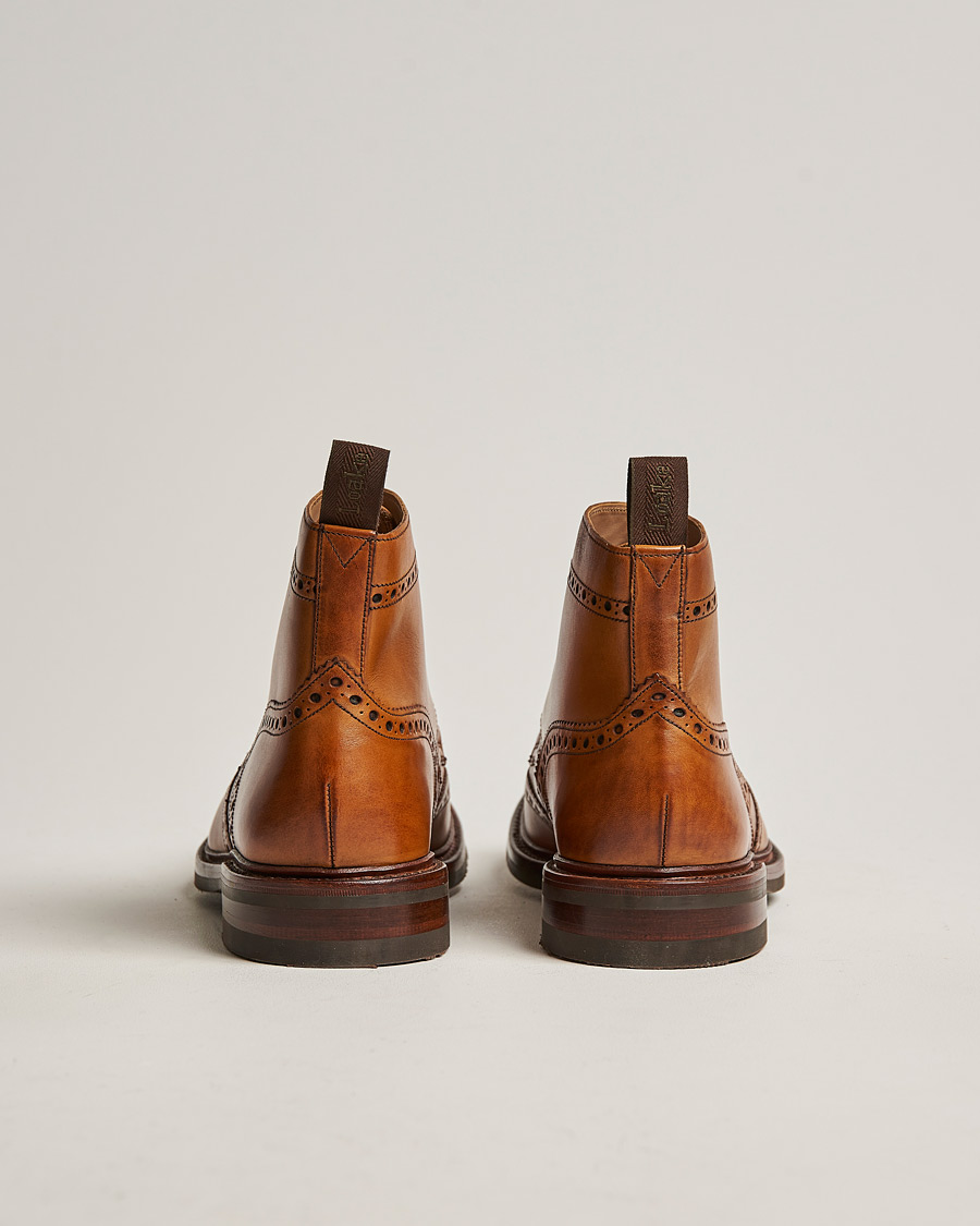 Men | Boots | Loake 1880 | Bedale Boot Tan Burnished Calf
