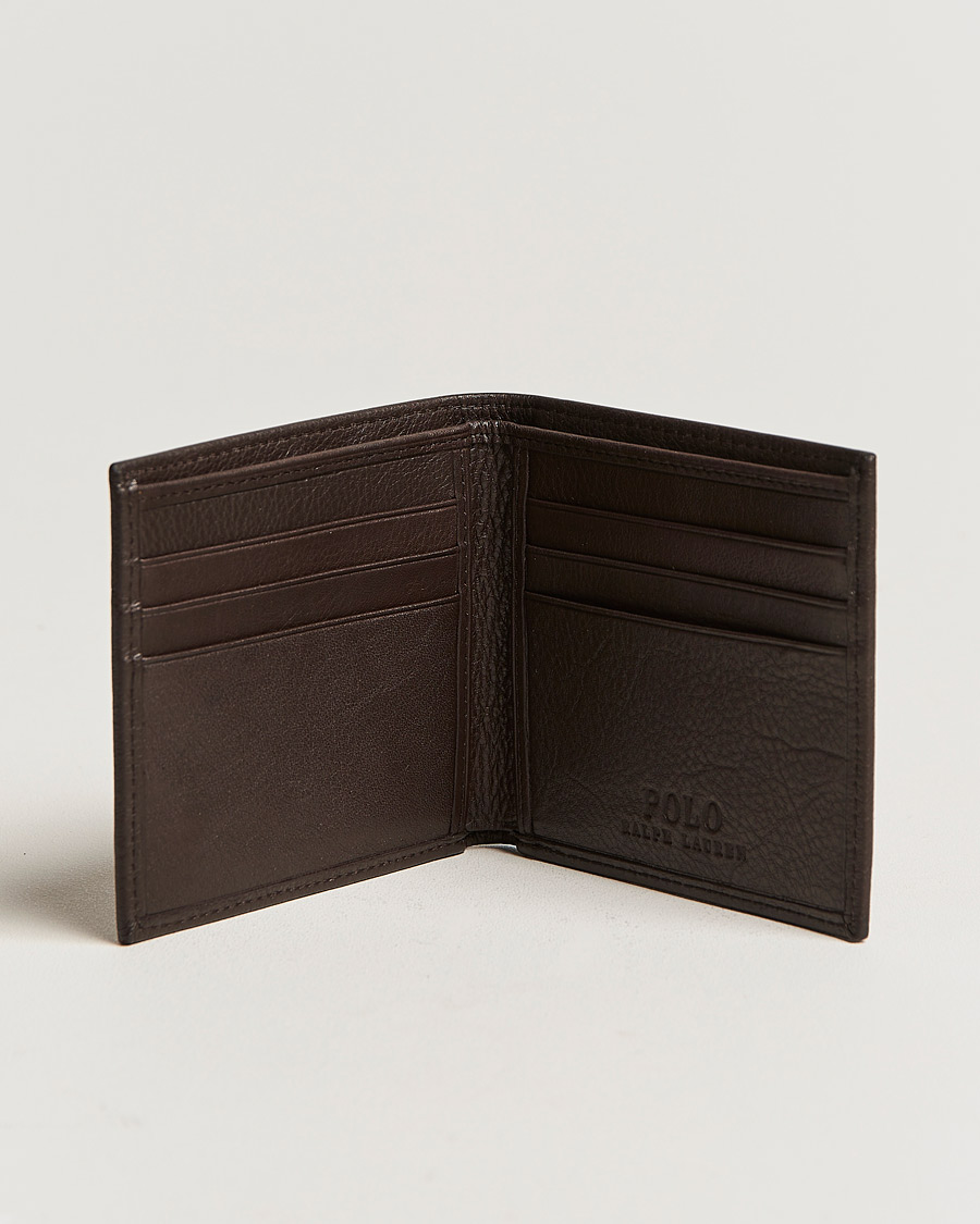 Men | Bi-fold & Zip Wallets | Polo Ralph Lauren | Billfold Wallet Brown