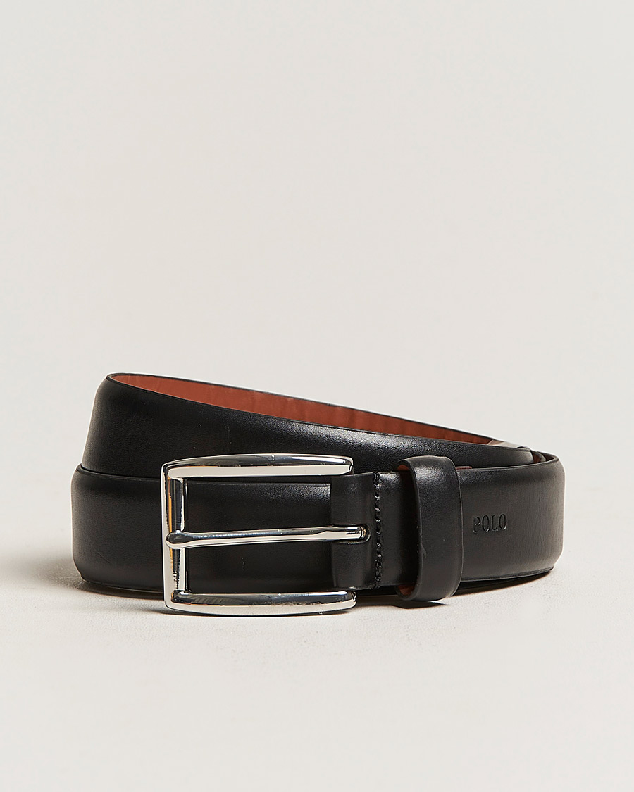 Men |  | Polo Ralph Lauren | Cowhide Belt 3 cm Black