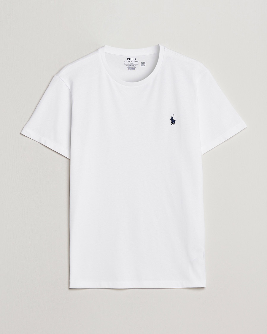 Men | White t-shirts | Polo Ralph Lauren | Custom Slim Fit Tee White