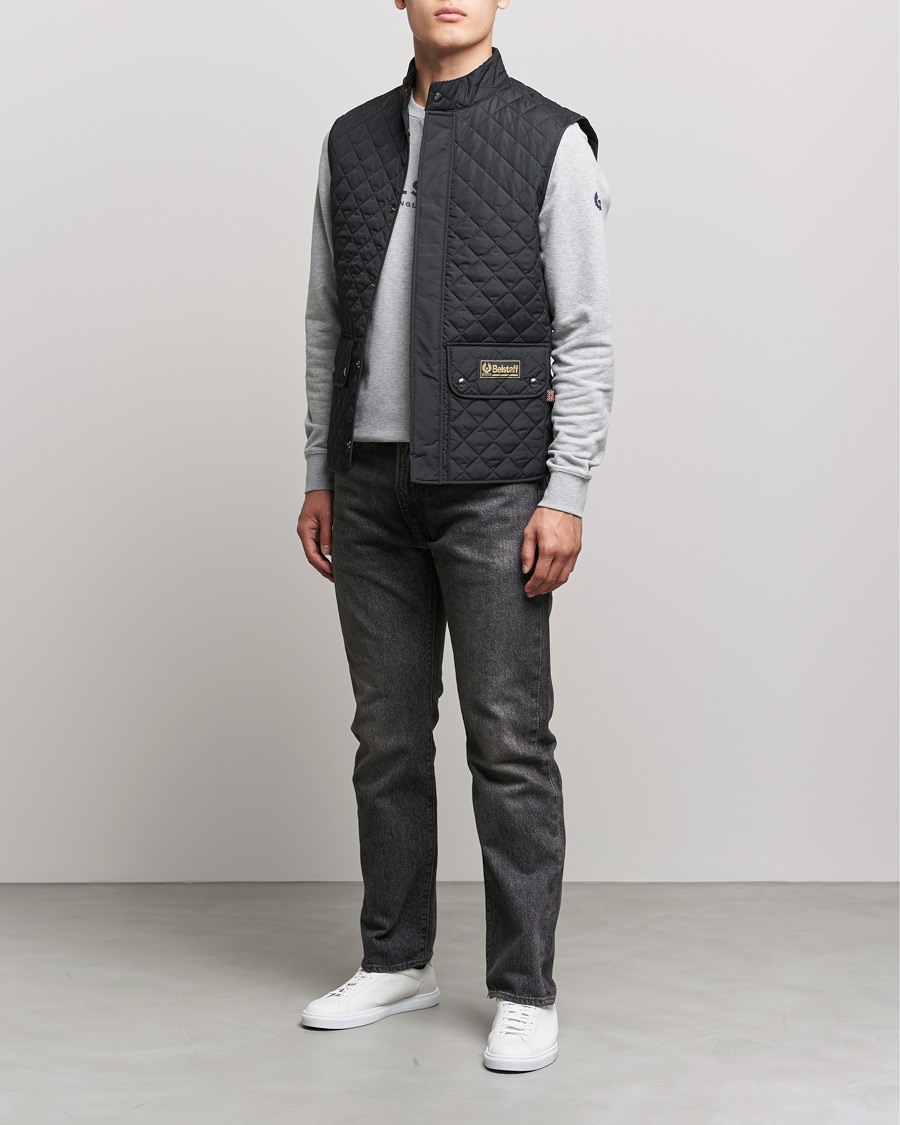 Men | Coats & Jackets | Belstaff | Waistcoat Quilted Black