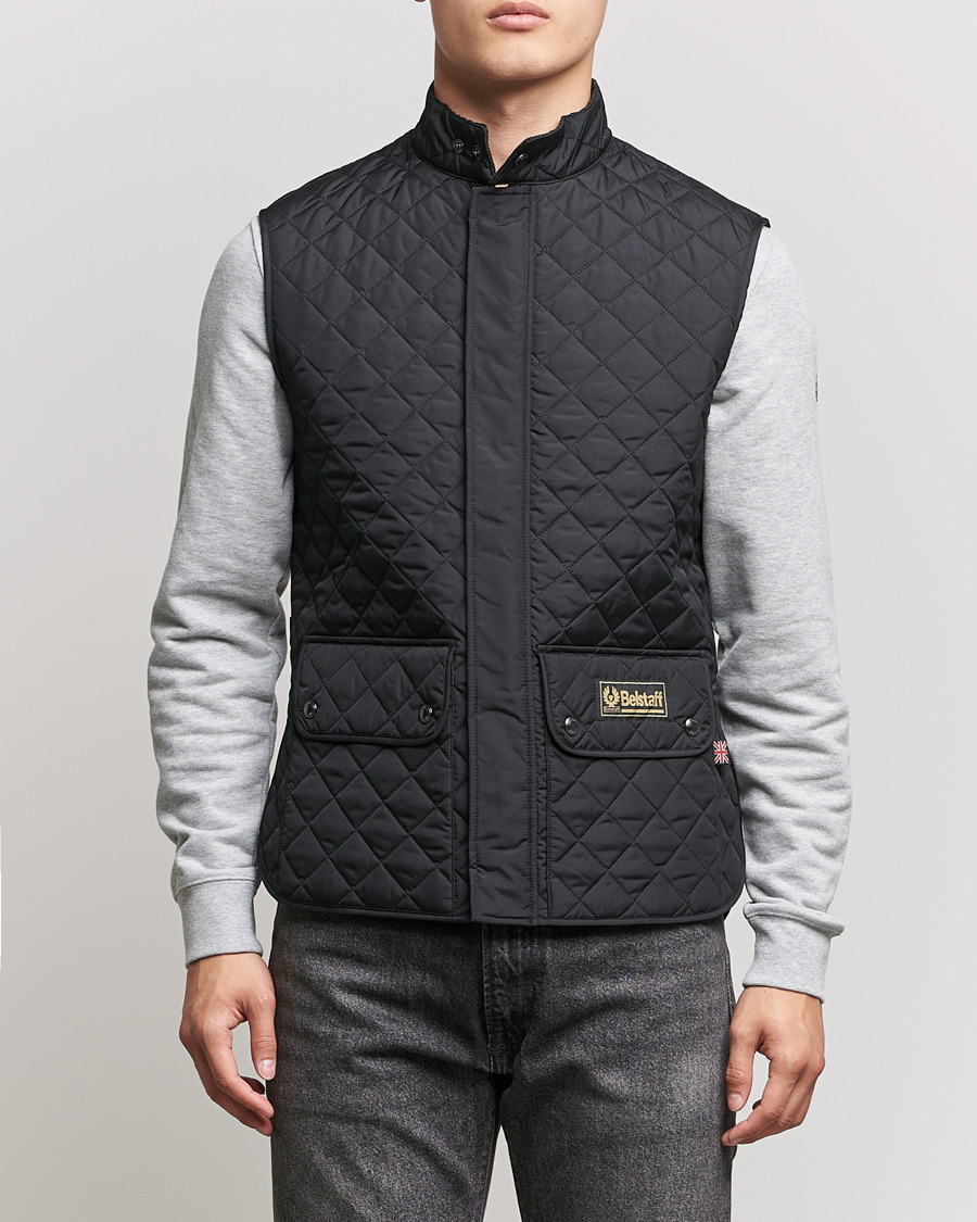 Men | Coats & Jackets | Belstaff | Waistcoat Quilted Black