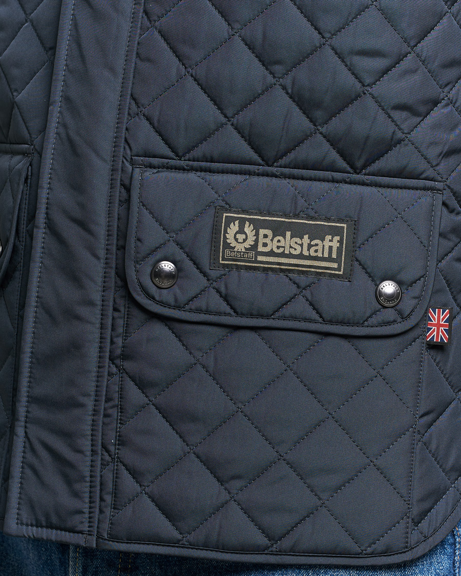 Men | Coats & Jackets | Belstaff | Waistcoat Quilted Navy