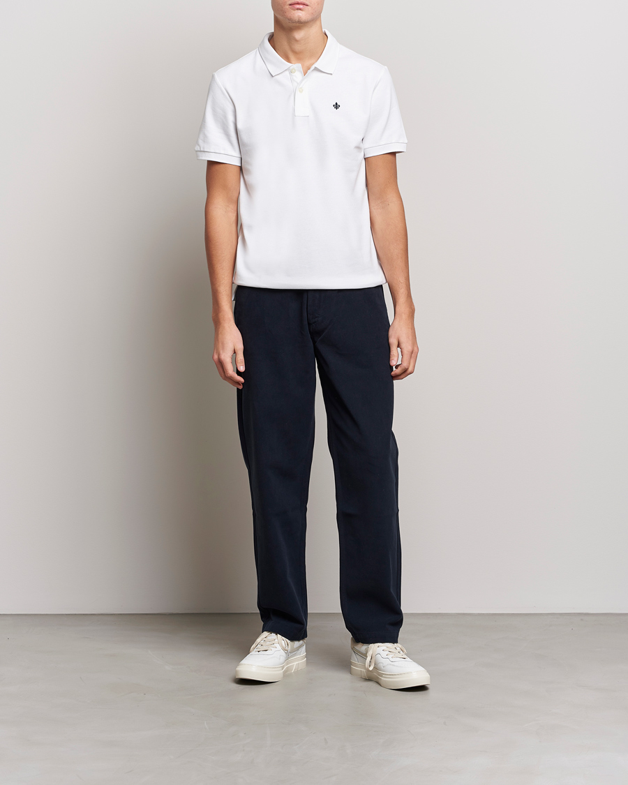 Men | Polo Shirts | Morris | New Piqué White