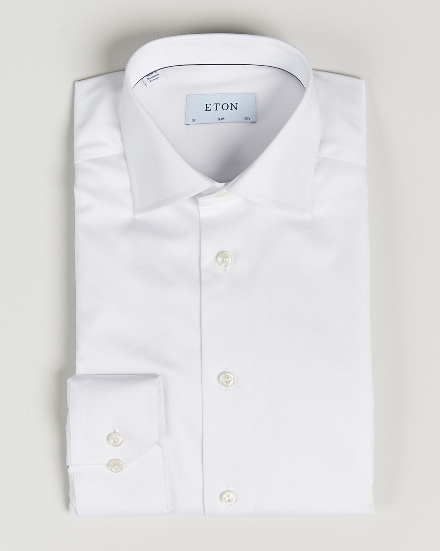 Men | Shirts | Eton | Slim Fit Shirt White