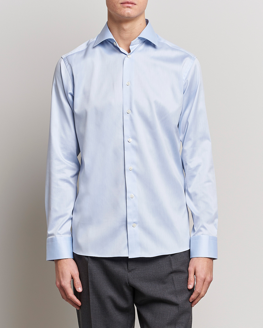 Men | Business Shirts | Eton | Slim Fit Shirt Blue