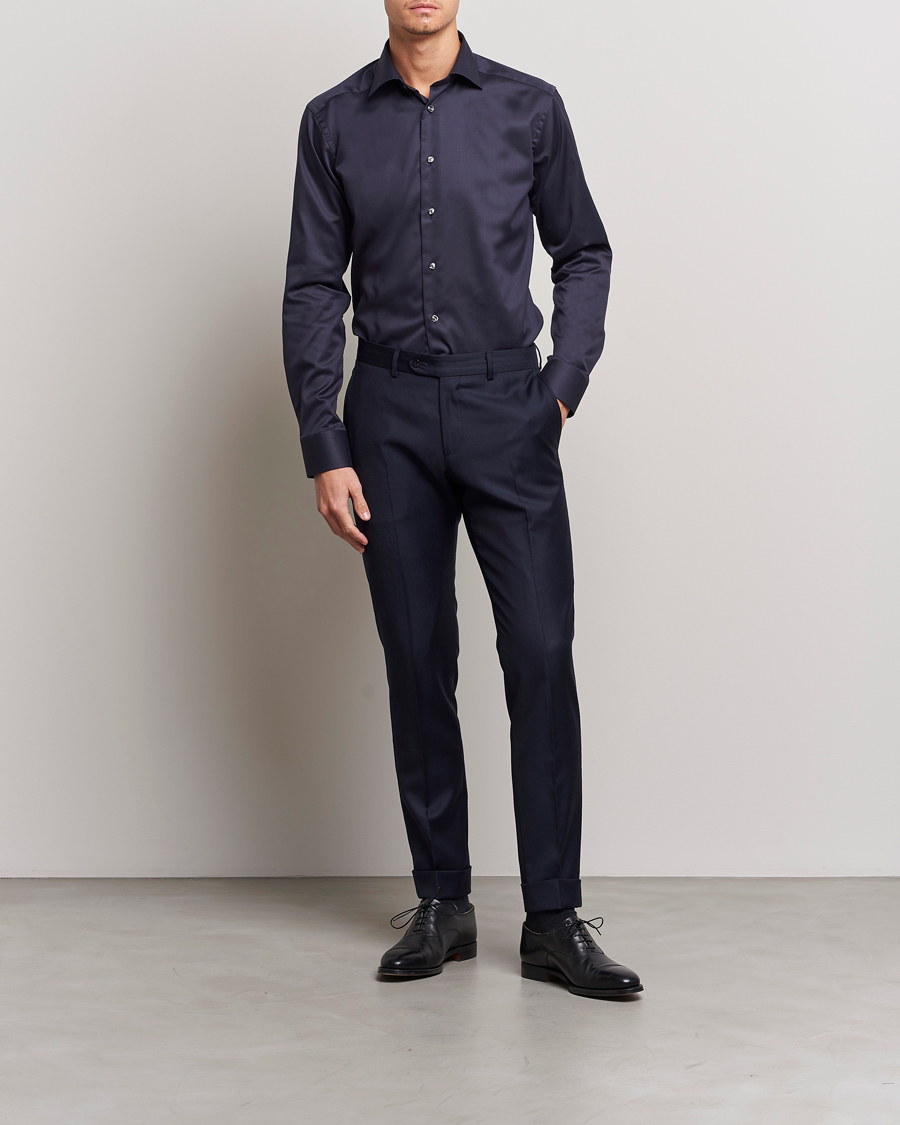 Men | Shirts | Eton | Slim Fit Shirt Navy