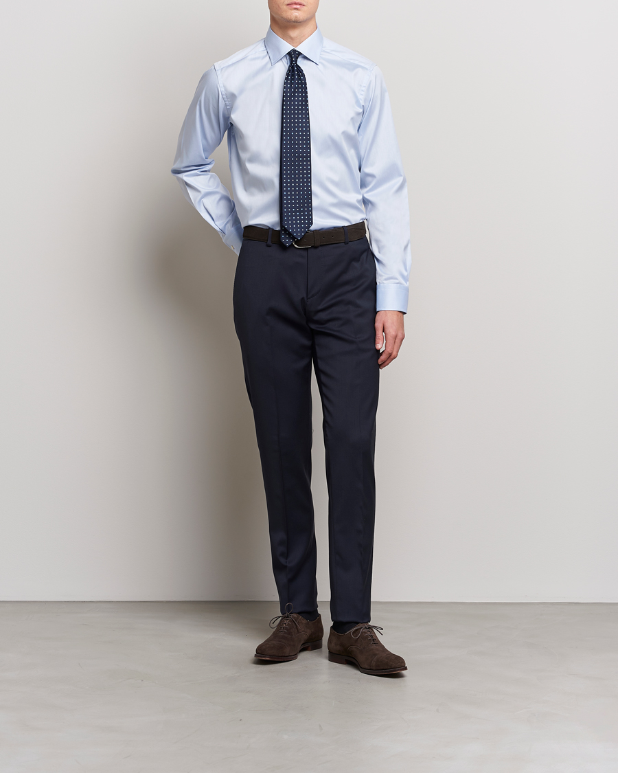 Men | Shirts | Eton | Contemporary Fit Shirt Blue