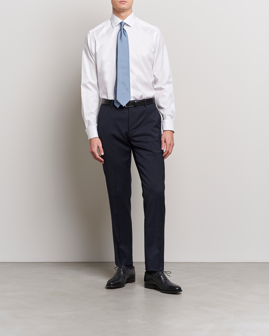 Men | Formal | Eton | Contemporary Fit Shirt Double Cuff White