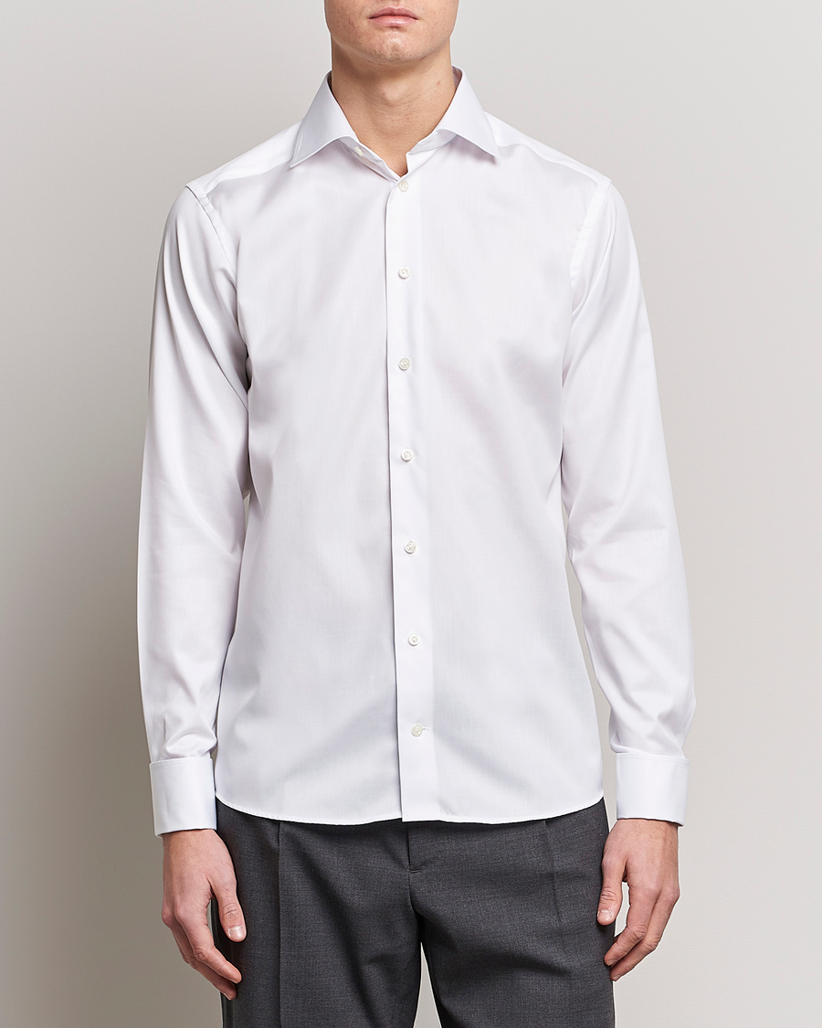 Men | Summer Get Together | Eton | Slim Fit Shirt Double Cuff White