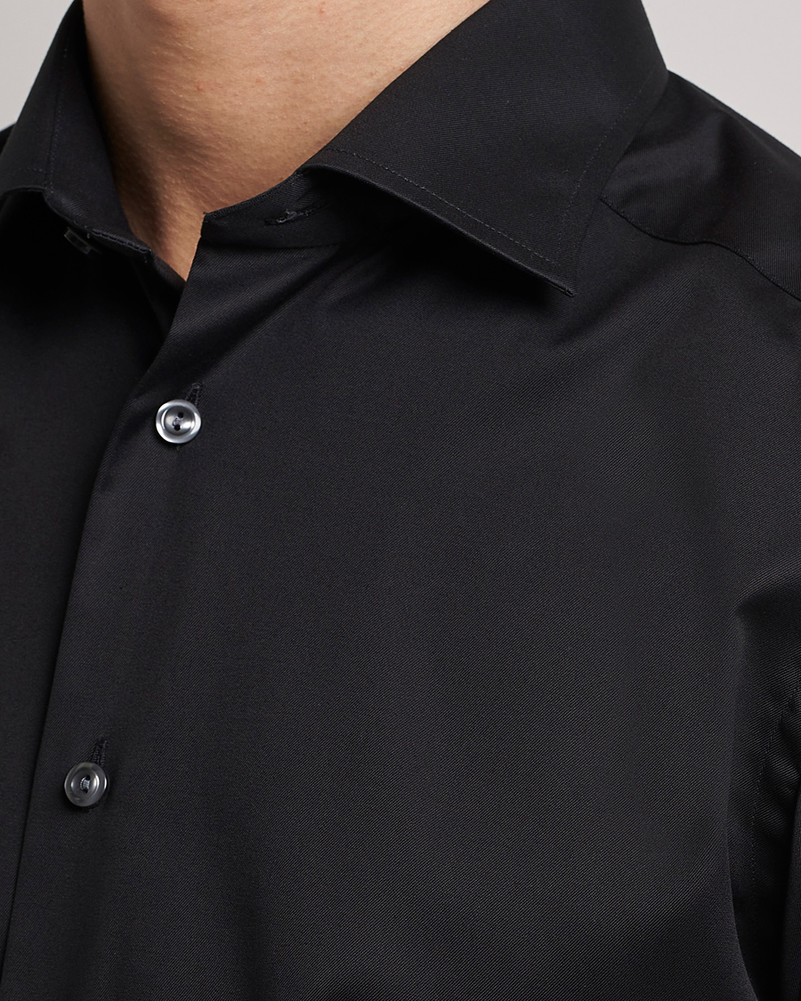 Men | Shirts | Eton | Slim Fit Shirt Black