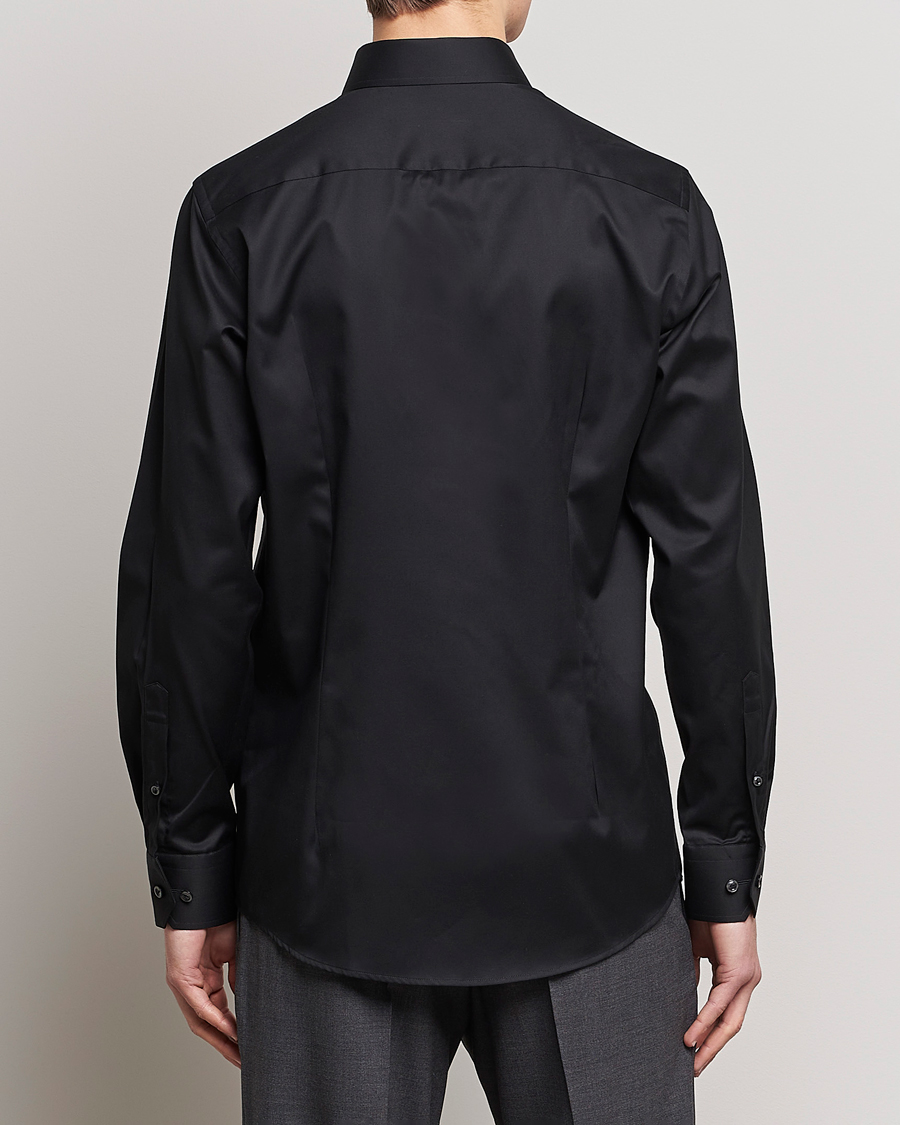Men | Shirts | Eton | Contemporary Fit Shirt Black
