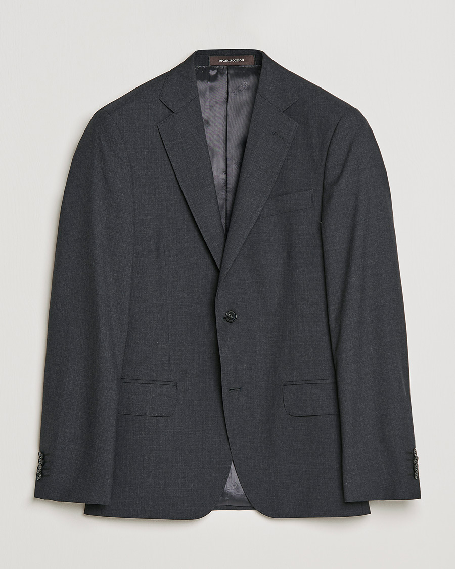 Men |  | Oscar Jacobson | Edmund Blazer Super 120's Wool Grey
