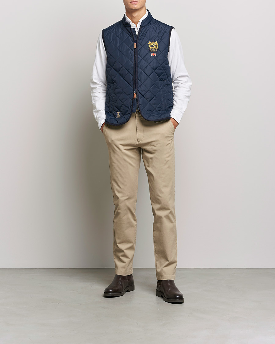 Men | Coats & Jackets | Morris | Trenton Quilted Vest Old Blue
