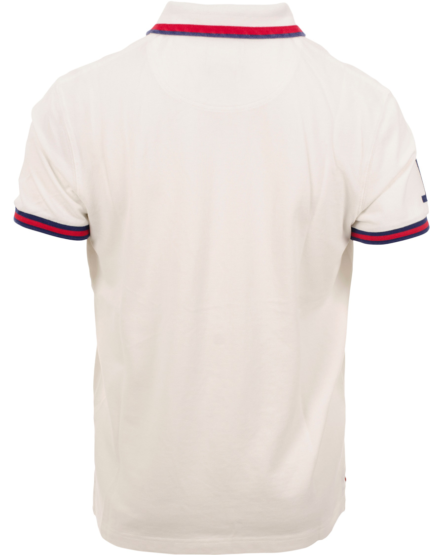 Men | Polo Shirts | Hackett | Snow Number Piké Winter White