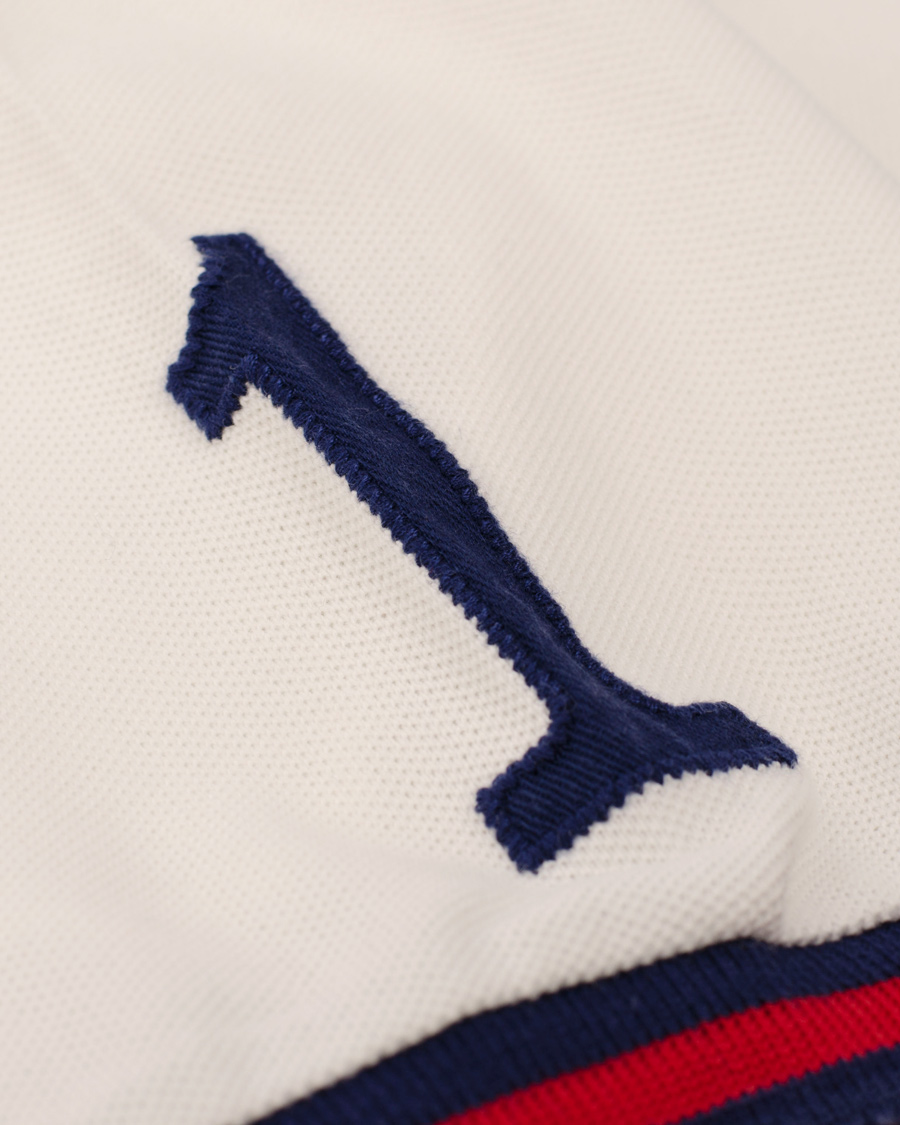 Men | Polo Shirts | Hackett | Snow Number Piké Winter White