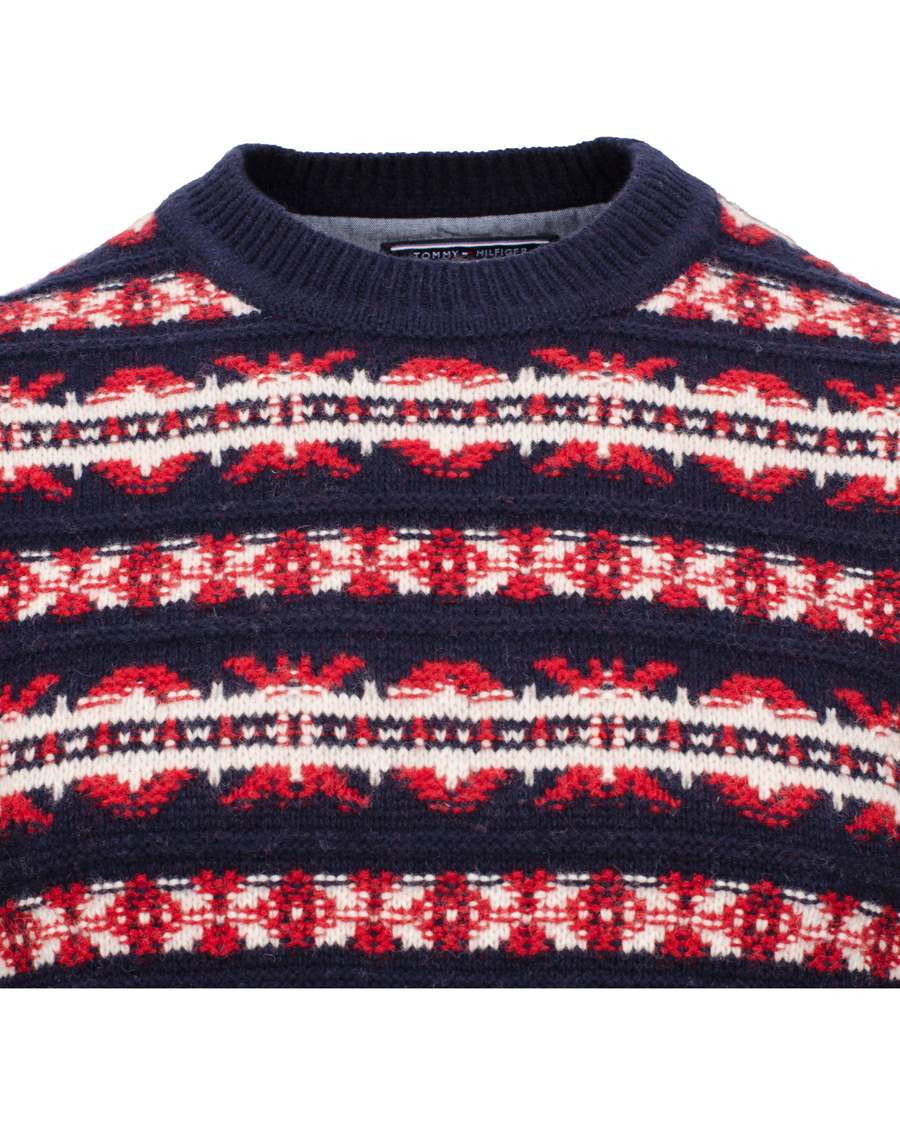Men | Sweaters & Knitwear | Tommy Hilfiger | Harry Fair Isle Pullover Navy Blazer