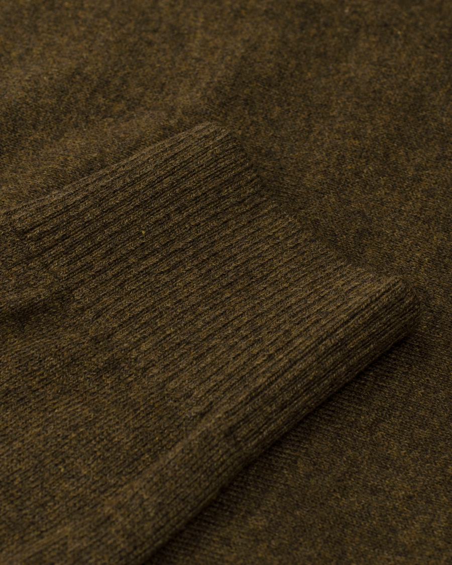 Men | Sweaters & Knitwear | Tommy Hilfiger | Pima Cotton Cashmere V-neck Pullover Beech Green