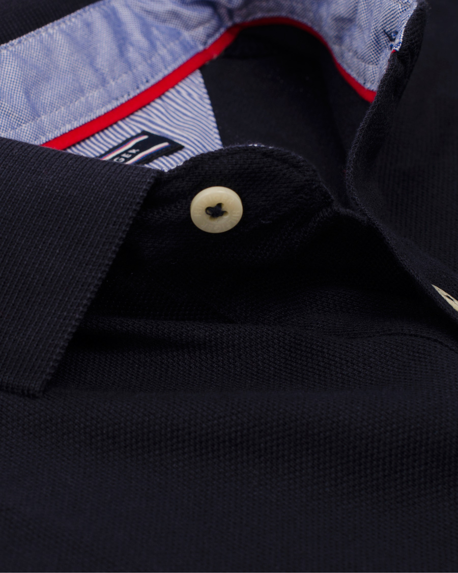 Men | Sweaters & Knitwear | Tommy Hilfiger | New Tommy Long Sleeve Piké Regular Fit Midnight