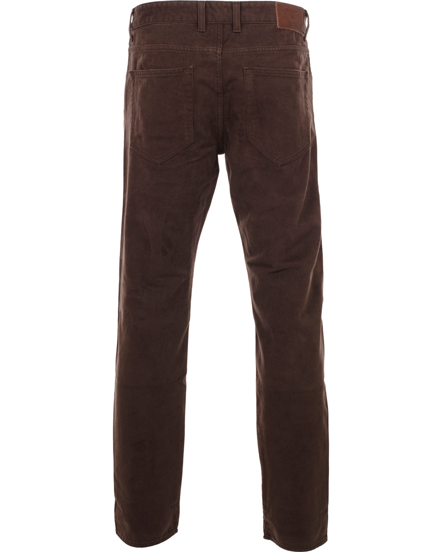 Men | Jeans | GANT | Soft Twill Tyler Jean Brown