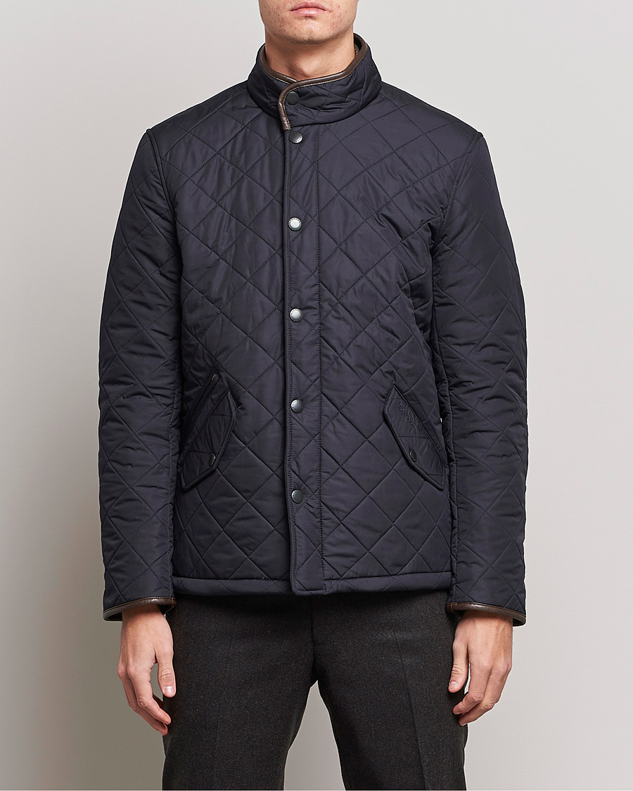 Herr | Jackor | Barbour Lifestyle | Powell Quilted Jacket Navy