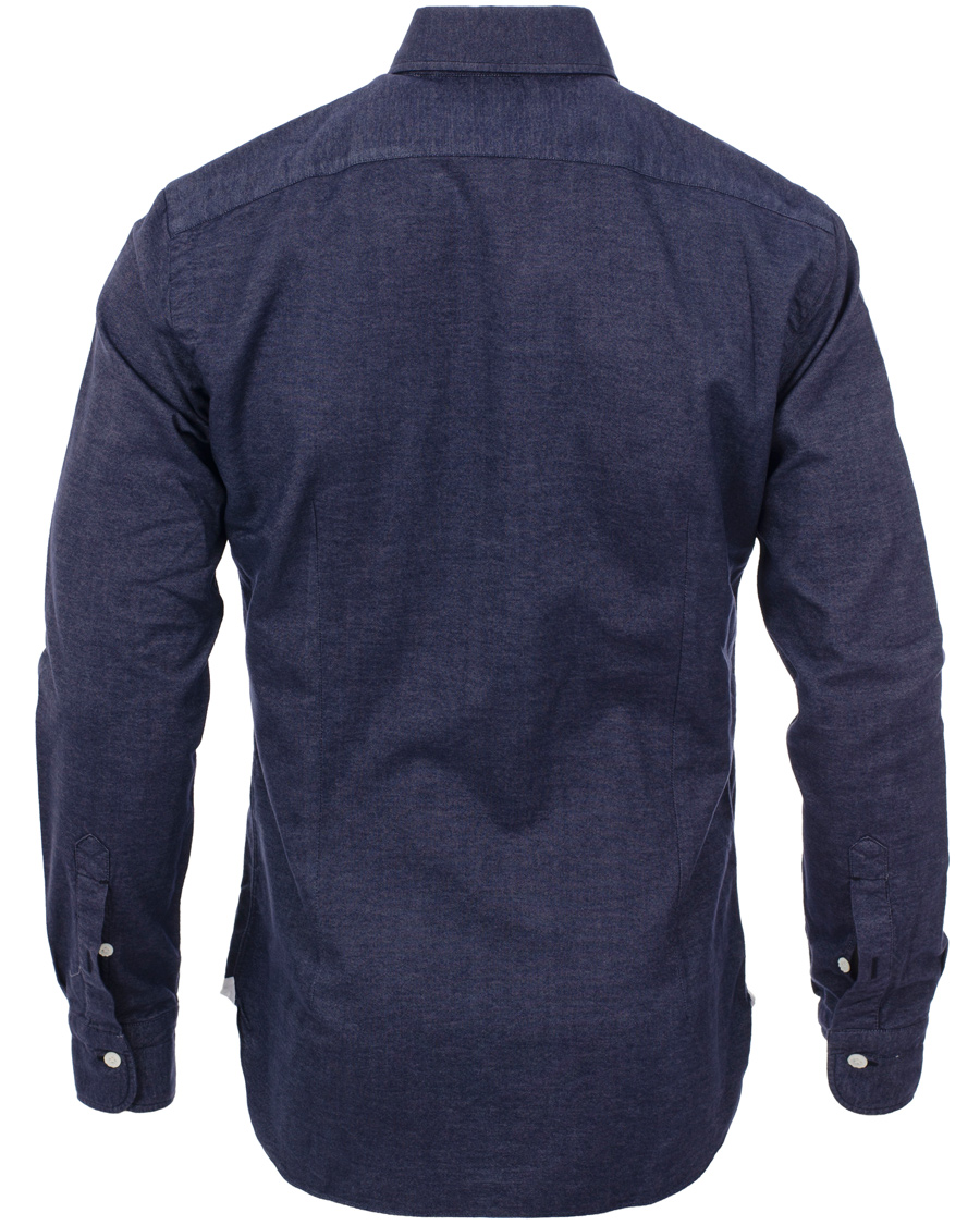 Men | Shirts | Barba Napoli | Dandylife Slim Fit Shirt Casual Blue