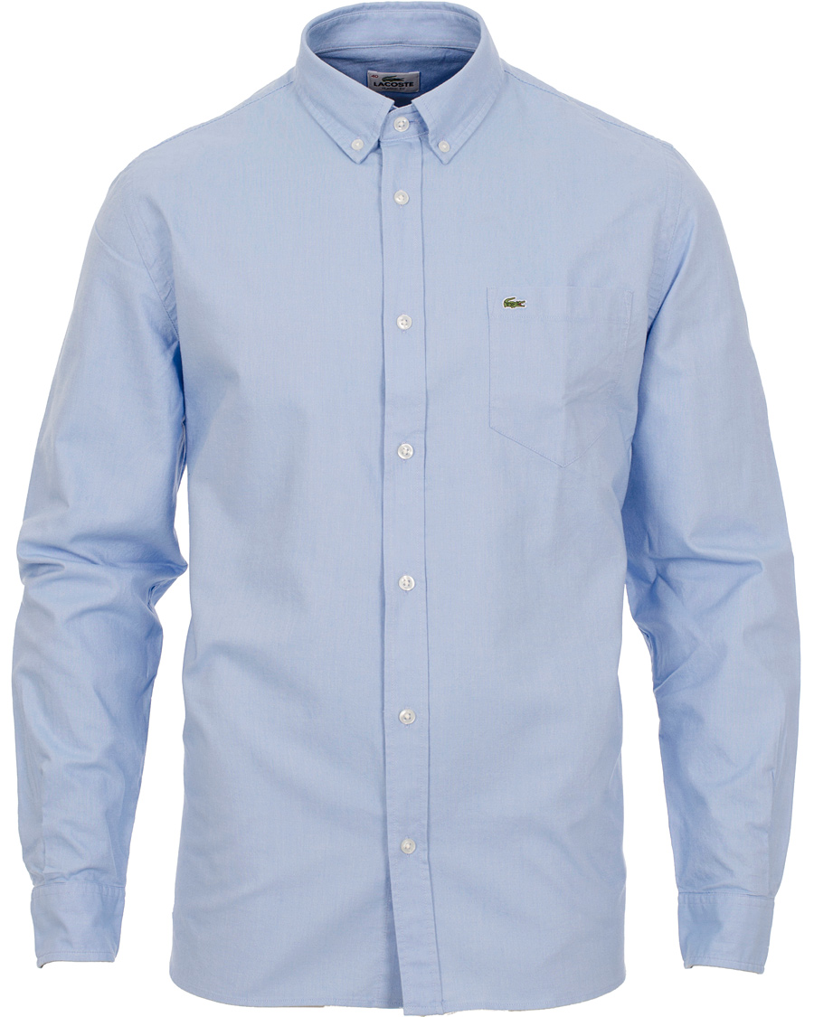 Men | Shirts | Lacoste | Oxford Classic Fit Shirt Caspian Blue