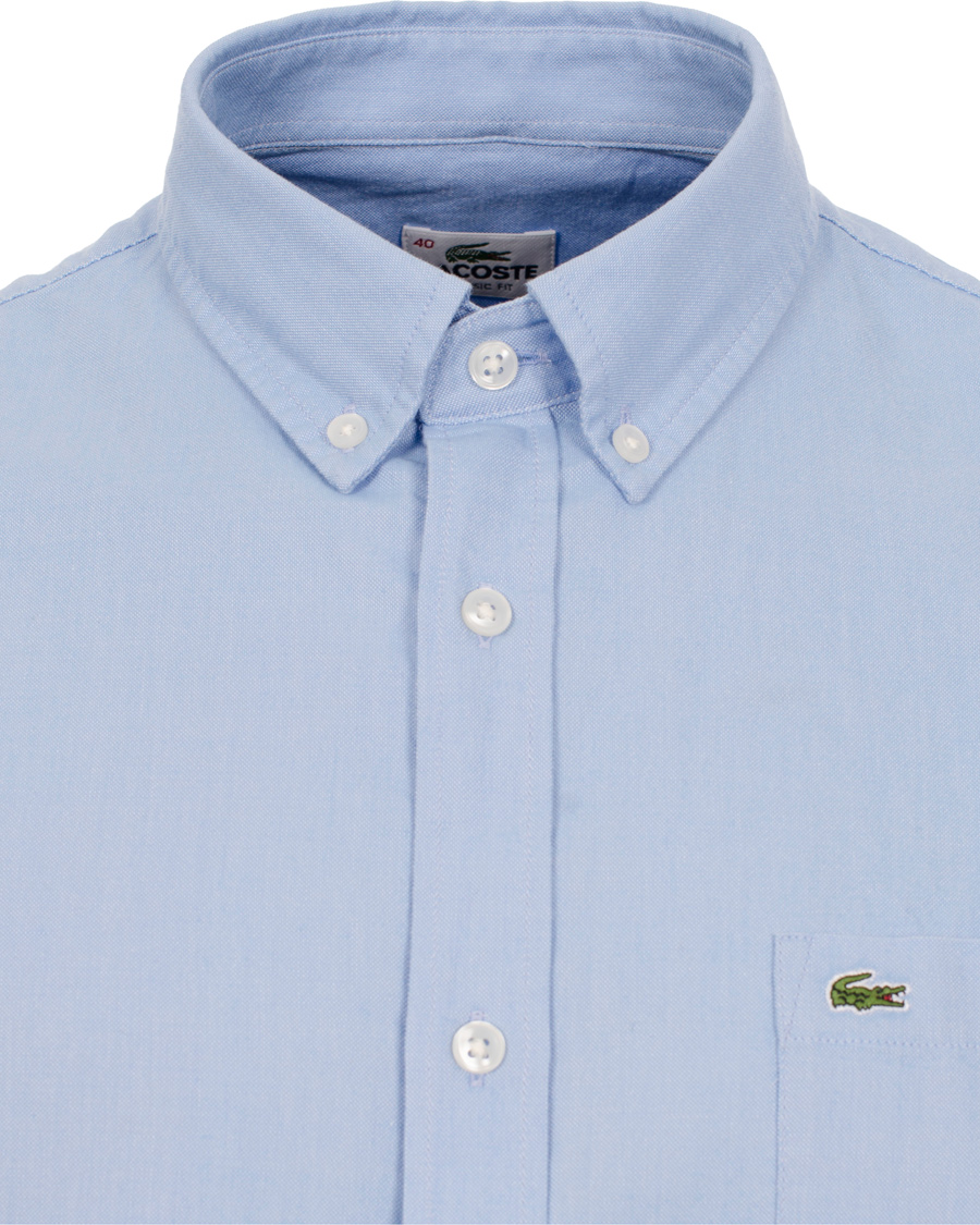 Men | Shirts | Lacoste | Oxford Classic Fit Shirt Caspian Blue