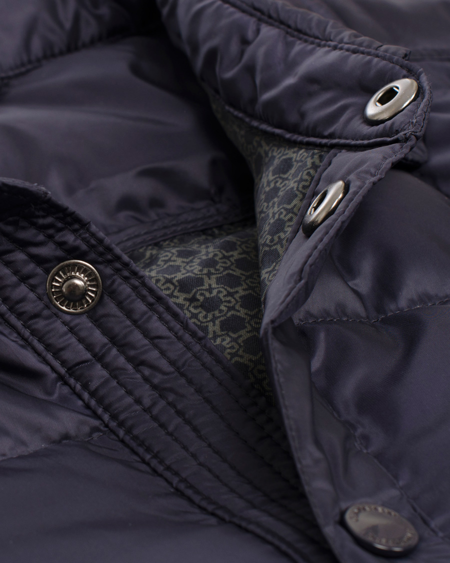 Men | Coats & Jackets | J.Lindeberg | Lawler 46 Feather Nylon Quilted Jacket Dark Navy