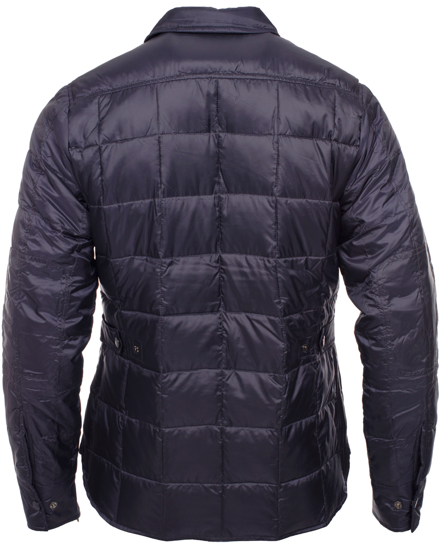 Men | Coats & Jackets | J.Lindeberg | Lawler 46 Feather Nylon Quilted Jacket Dark Navy