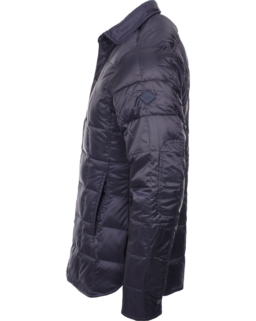 Men | Coats & Jackets | J.Lindeberg | Lawler 46 Feather Nylon Quilted Jacket Dark Navy